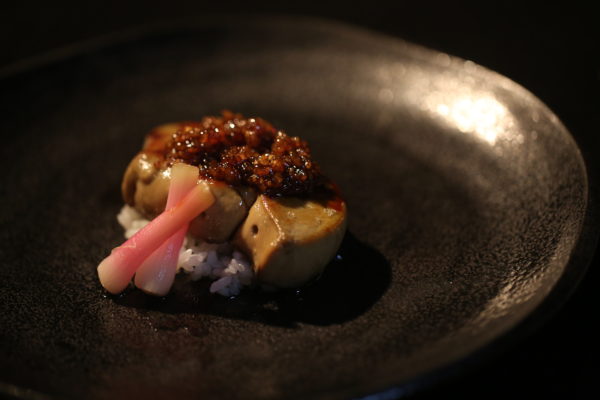 Foie Gras with Rice Teriyaki by Dharshan Munidasa