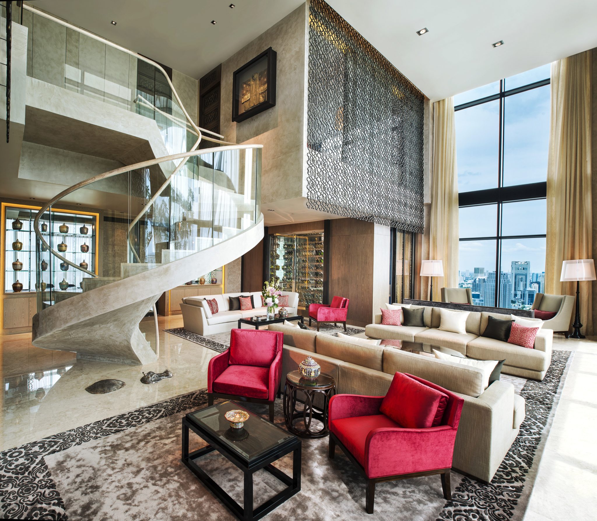 Living-Room-Penthouse-The-St. Regis-Bangkok