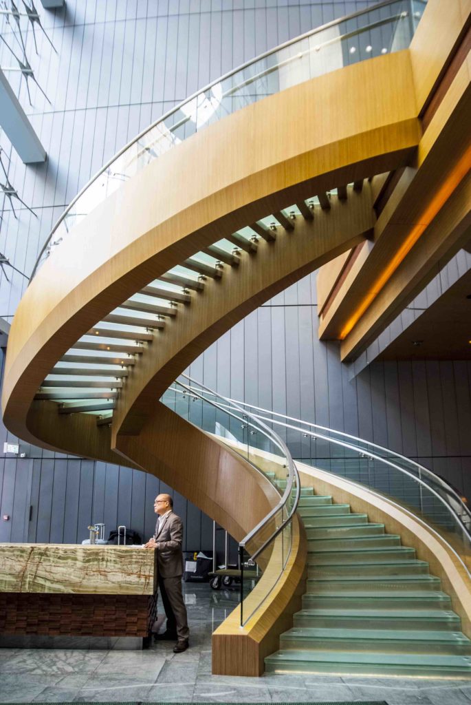 staircase, Hong Kong, lobby, luxury hotel