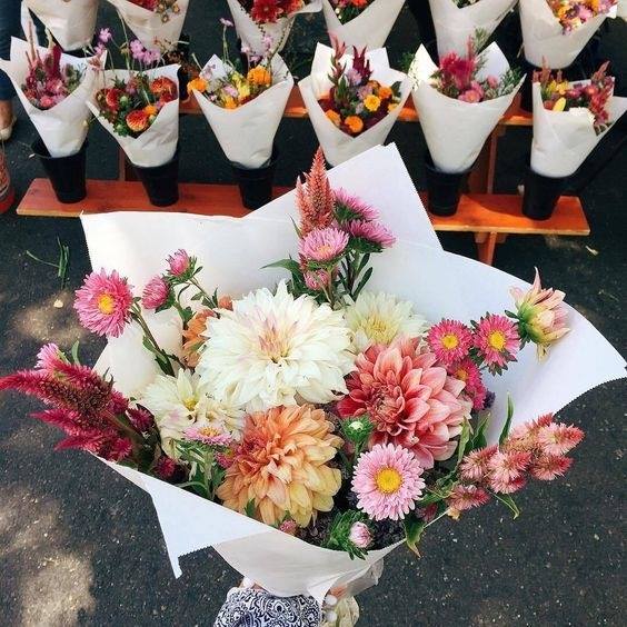 Flowers, gift, bouquet, hampers